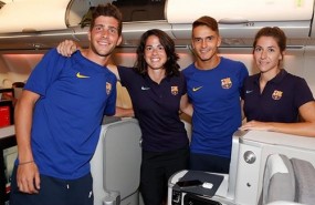 ep jugadoresjugadorasfc barcelonavueloestados unidos