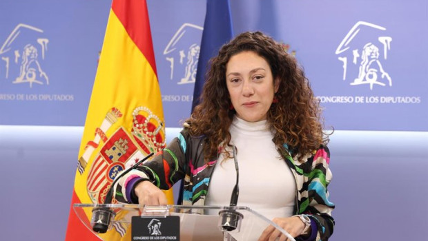 ep la diputada de sumar aina vidal durante una rueda de prensa en el congreso de los diputados a 5