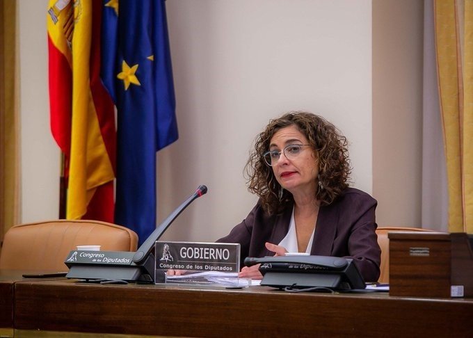 ep la ministra de hacienda maria jesus montero comparece ante la comision del ramo en el congreso