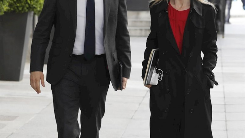La portavoz del PP, Cayetana Álvarez de Toledo, a su llegada a la sesión de Control al Ejecutivo este miércoles en el Congreso, en Madrid (España), a 13 de mayo de 2020. | Pool ep la portavoz del pp cayetana alvarez de toledo a su llegada a la sesion de control al ejecutivo