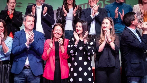 ep la presidenta de ciudadanos ines arrimadas en un acto junto a miembros de la ejecutiva del