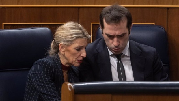 ep la vicepresidenta segunda y ministra de trabajo yolanda diaz y el ministro de economia carlos