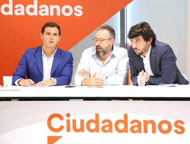 Reunión de la Ejecutiva Nacional de Ciudadanos presidida por Albert Rivera | EUROPA PRESS ep reunionla ejecutiva nacionalciudadanos presididaalbert rivera