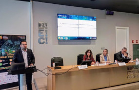 ep sergio fabregat izda amaia barredo ainara basurko y javier garcinuno en la presentacion de