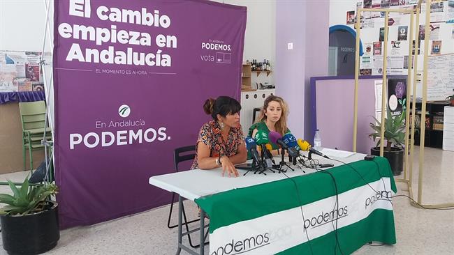 Teresa Rodríguez en rueda de prensa en Jerez | Europa Press ep teresa rodriguezruedaprensajerez