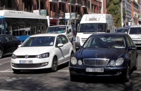 ep trafico en una centrica calle de madrid a 17 de marzo de 2014