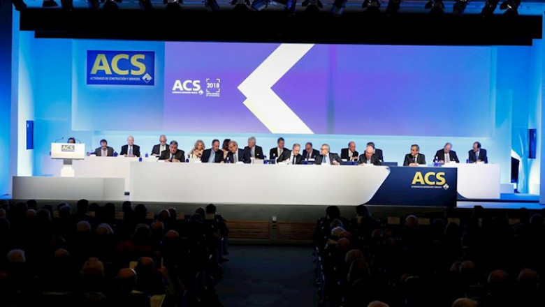 Una de las junta de Accionistas de ACS de años anteriores | ACS - Archivo ep una de las junta de accionistas de acs de anos anteriores