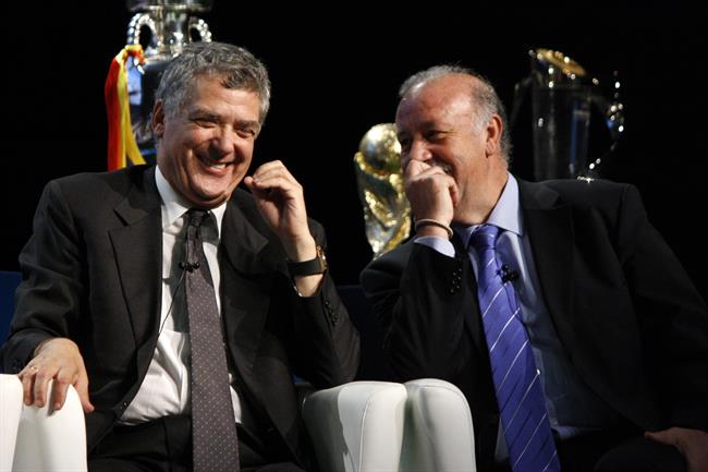 Vicente Del Bosque Y Angel Maria Villar | EUROPA PRESS ep vicentebosqueangel maria villar