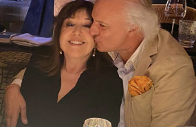 la actriz loles leon con el doctor manuel de la pea