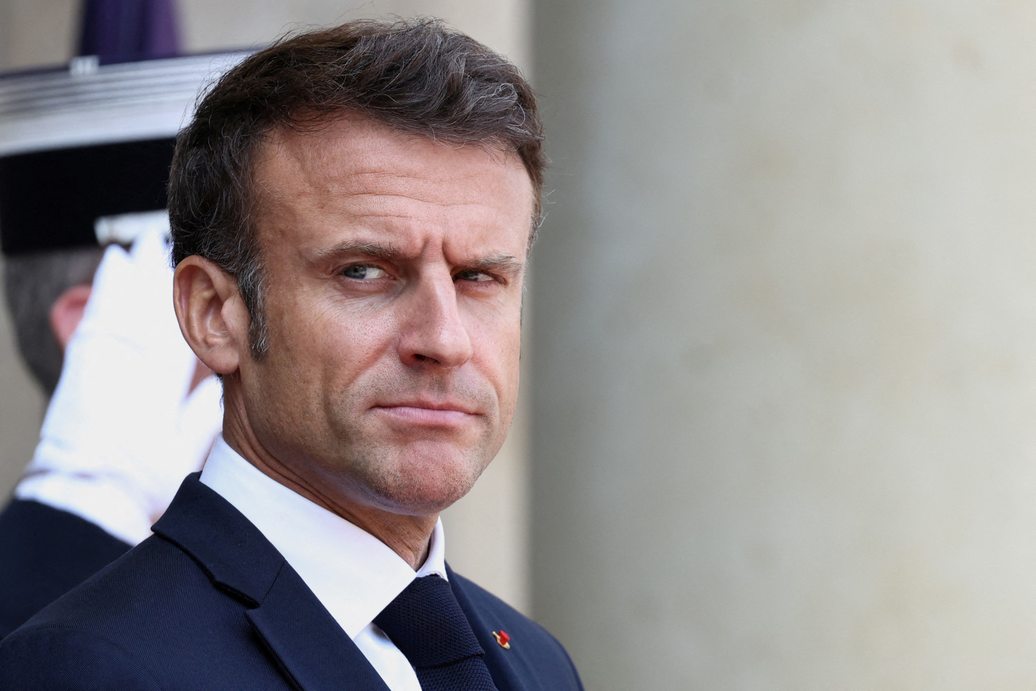 le president francais emmanuel macron au palais de l elysee 