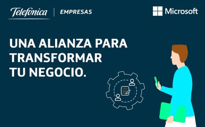 Telefónica y Microsoft se unen para el teletrabajo en las pymes españolas