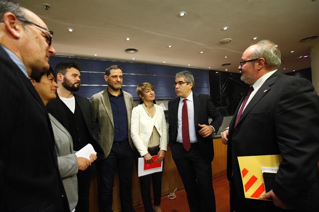 Agirretxea (PNV), Rufián (ERC), Vendrell (En Comú), Ciuró y Homs (PDECat) | EUROPA PRESS ep agirretxea pnv rufian erc vendrell en comu ciuro y homs pdecat