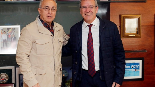 ep alejandro blanco junto al sindic de aran francesc xavier boya