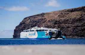 ep archivo   buque de balearia que operara rutas en tenerife la gomera y la palma