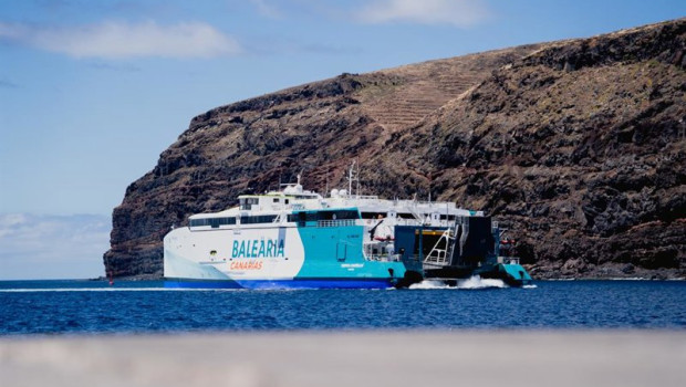 ep archivo   buque de balearia que operara rutas en tenerife la gomera y la palma