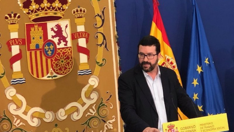 Archivo - El secretario de Estado de Empleo, Joaquín Pérez Rey, en una imagen de archivo. | EUROPA PRESS - Archivo ep archivo el secretario de estado de empleo joaquin perez rey en una imagen de archivo