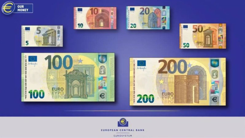 ep archivo   nuevos billetes de 100 y 200 euros revelados el 17 de septiembre por el bce