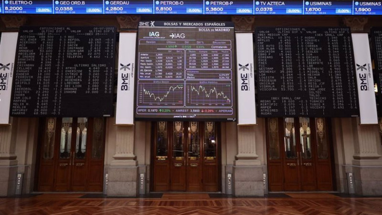 ep archivo paneles del palacio de la bolsa a 8 de julio de 2022 en madrid espana ep archivo paneles del palacio de la bolsa a 8 de julio de 2022 en madrid espana