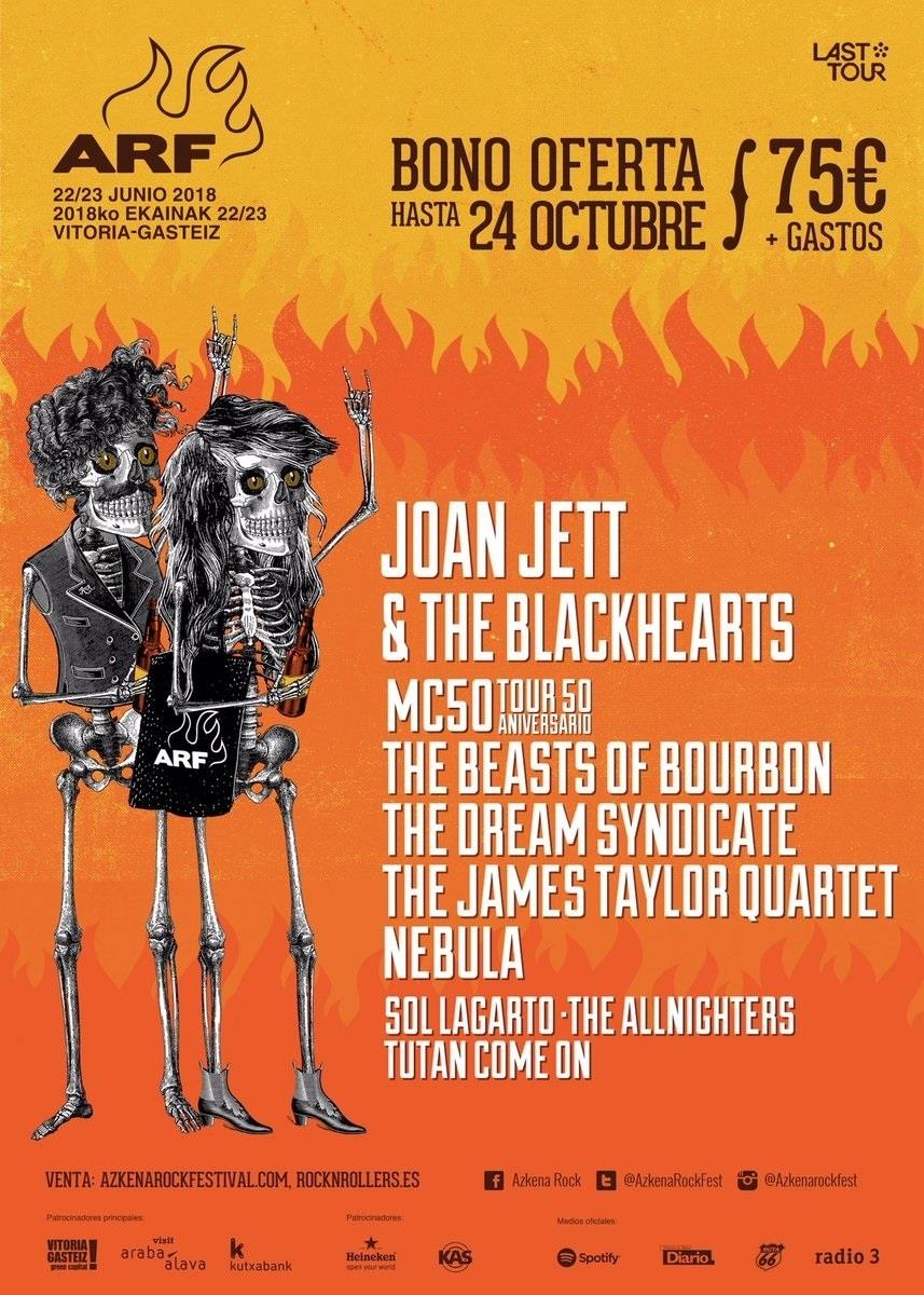 Cartel del ARF 2018 | AZKENA ROCK FESTIVAL ep cartelarf 2018