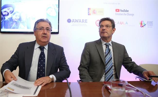 Catalá y Zoido en la presentación del proyecto Somos Más | EUROPA PRESS ep catala y zoidola presentacionproyectomas