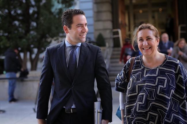 El diputado del PP Teodoro García Egea, en el patio del Congreso | GPP - Archivo ep diputadopp teodoro garcia egea enpatiocongreso