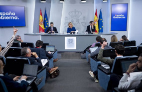 ep el ministro de la presidencia justicia y relaciones con las cortes felix bolanos la ministra