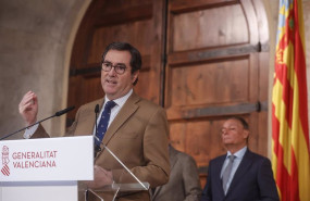ep el presidente de la ceoe antonio garamendi durante una rueda de prensa tras una reunion con el