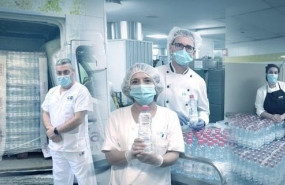ep el sindicato afe dona 6000 litros de agua a cinco hospitales y a una ong en colaboracion con