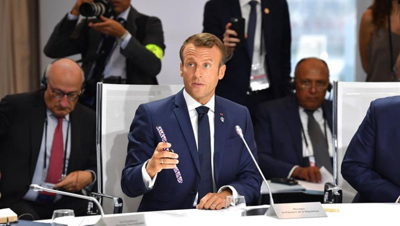 Emmanuel Macron | Jeff J Mitchell/PA Wire/dpa ep emmanuel macron 20190827091311