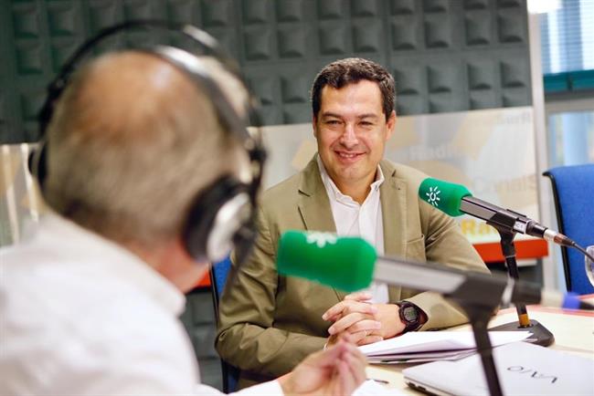 ep juanma moreno este lunes duranteentrevista