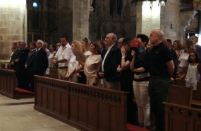 ep la familiaguardia civil asesinadoeta diego salv lezcaun durantemisa celebradala catedralmemoriadecimo aniversarioatentadopalmanova
