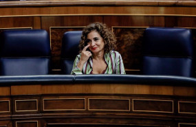 ep la ministra de hacienda maria jesus montero durante una sesion plenaria en el congreso de los