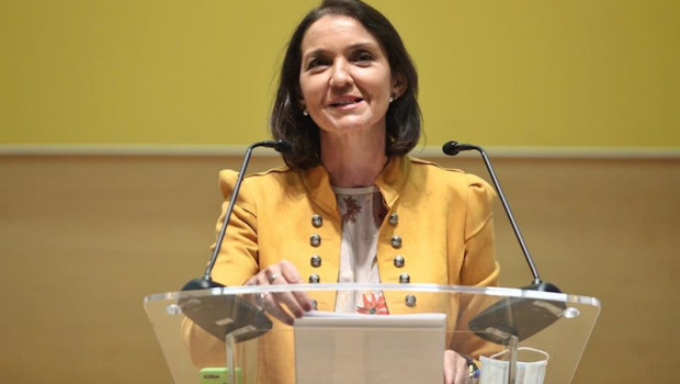 ep la ministra de industria comercio y turismo reyes maroto durante su intervencion en la