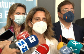 ep la ministra de transicion ecologica teresa ribera este jueves en caceres