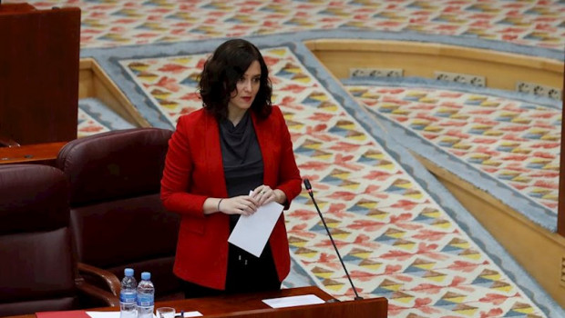 ep la presidenta autonomica isabel diaz ayuso durante su intervencion en el pleno celebrado este ep la presidenta autonomica isabel diaz ayuso durante su intervencion en el pleno celebrado este