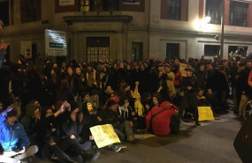 ep manifestantes en contra del desalojo de la ingobernable bloquean el trafico en un tramo del paseo