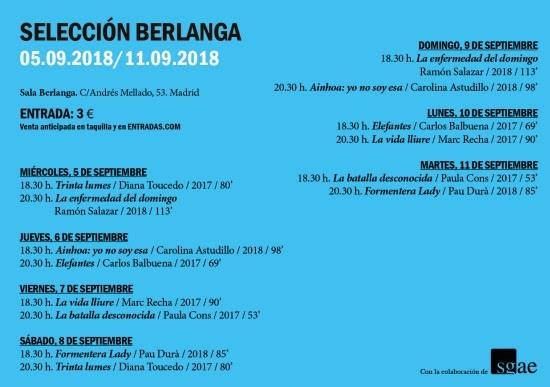 Programación ciclo 'Selección Berlanga' | FUNDACIÓN SGAE ep programacion ciclo seleccion berlanga