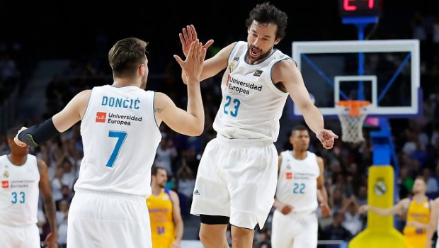 ep sergio llull y luka doncic durante su etapa juntos