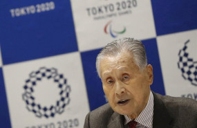 ep yoshiro mori presidente tokyo 2020 durante la reunion del comite ejecutivo del organismo