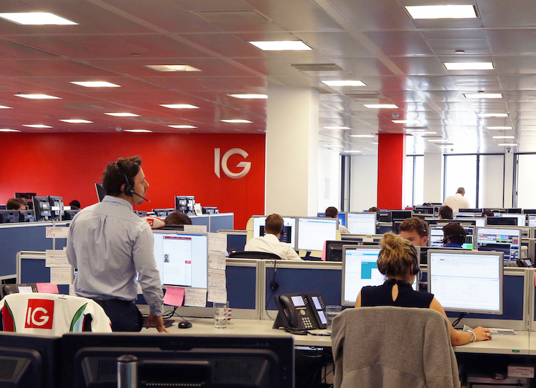 ig group sees exceptional trading