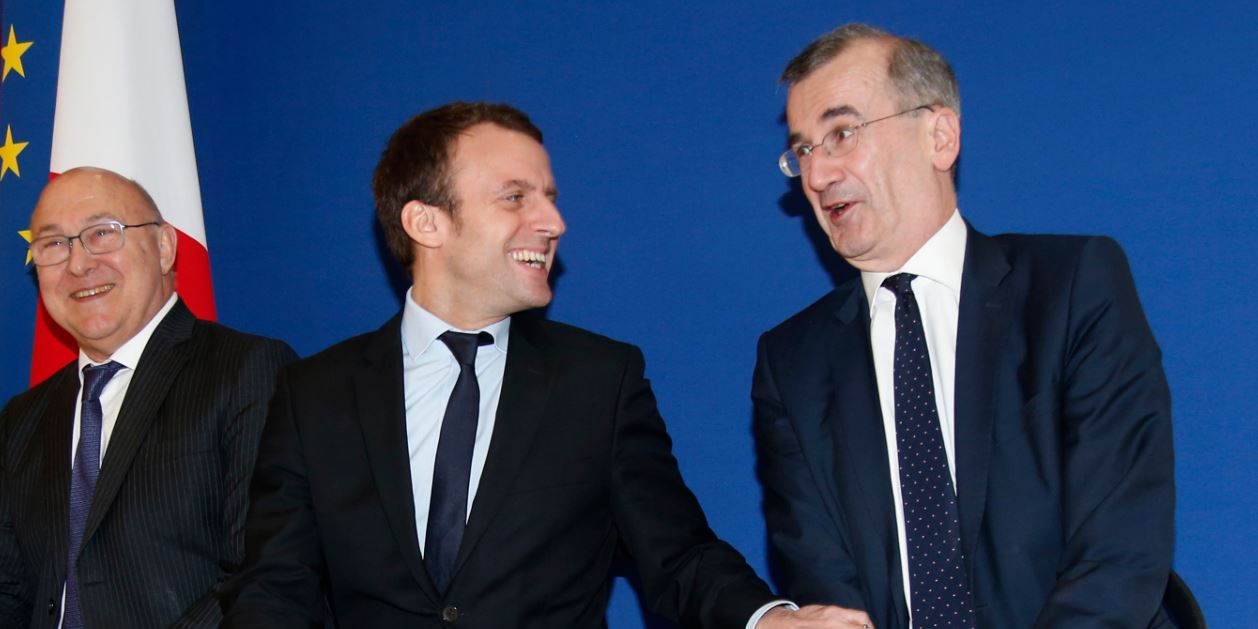 macron-sapin-villeroy-de-galhau macron-sapin-villeroy-de-galhau