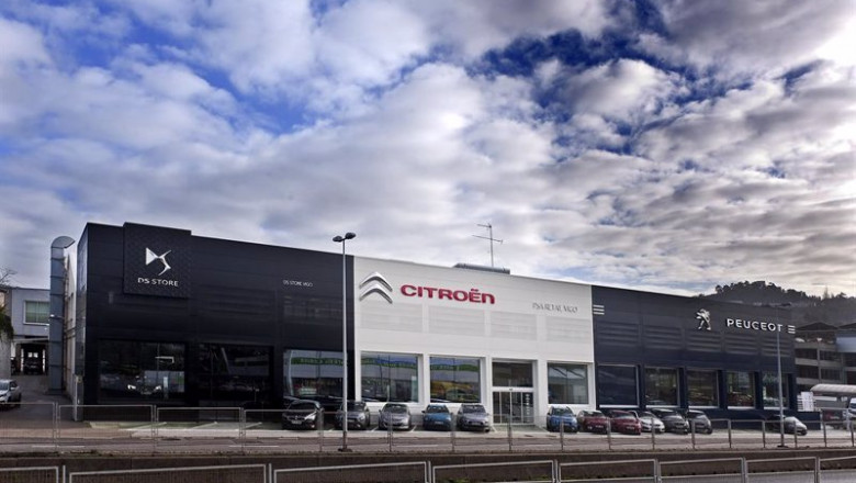 Archivo - Concesionario de DS, Citroën y Peugeot en Vigo. | PSA - Archivo ep archivo concesionario de ds citron y peugeot en vigo