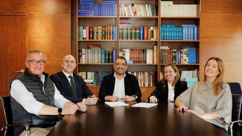 Archivo - Firma del acuerdo entre Indra y Fyla | INDRA - Archivo ep archivo firma del acuerdo entre indra y fyla