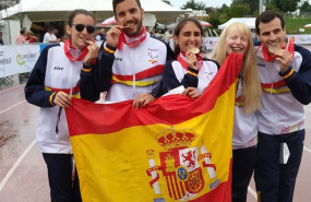 ep atletas espanoles celebranmedallaslos mundiales junioratletismodiscapacitados