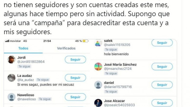 ep cuenta de twitter de adriana lastra en la que denuncia un extrano crecimiento exponencial de sus