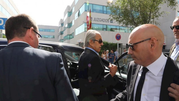 ep el banquero jaime botin centro llega al juzgado de lo penal numero 27 de madrid donde comienza el
