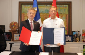 ep el embajador de china en republica dominicana chen luning y el ministro de relaciones exteriores