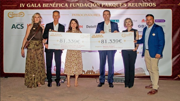 ep fundacion parques reunidos recauda 160000 euros para proyectos de investigacion medica y accion