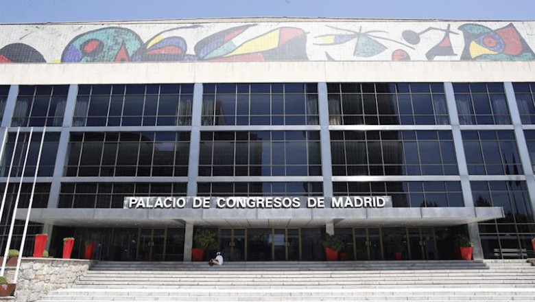 Imagen del exterior del Palacio de Congresos de Madrid situado en el número 99 del Paseo de la Castellana. | Eduardo Parra - Europa Press - Archivo ep imagen del exterior del palacio de congresos de madrid situado en el numero 99 del paseo de la