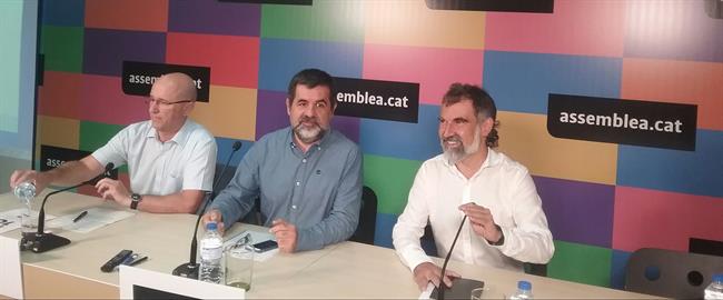 J.Rabasseda (AMI), J.Sànchez (ANC) y J.Cuixart (Òmnium) | Europa Press ep jrabasseda ami jsnchez anc y jcuixart mnium